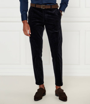 Oscar Jacobson Spodnie Denz | Slim Fit | sztruks