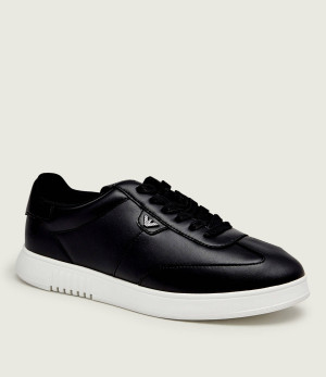 Emporio Armani Skórzane sneakersy
