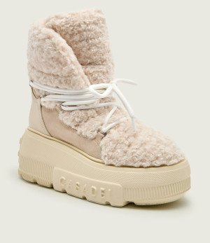 Casadei Śniegowce Senales | shearling | zamsz