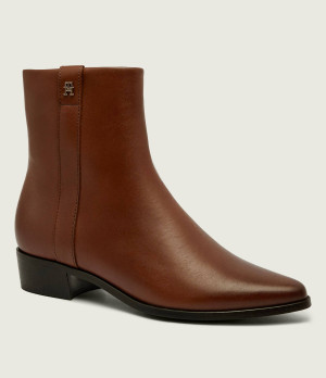 Tommy Hilfiger Skórzane botki