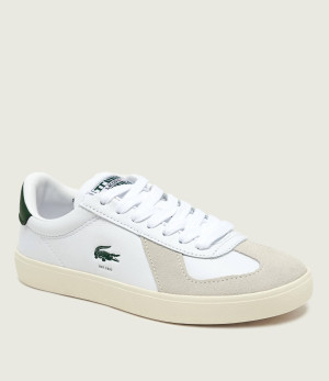 Lacoste Skórzane sneakersy Baseshot Pro | zamsz