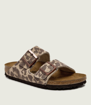 Birkenstock Klapki Arizona | zamsz | narrow fit