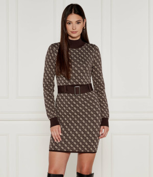 GUESS Sukienka z paskiem LISE