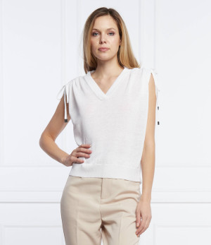 Peserico Lniana bluzka | Regular Fit