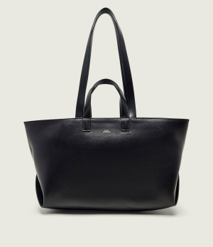 A.P.C. Skórzana shopperka + saszetka Le Drummer