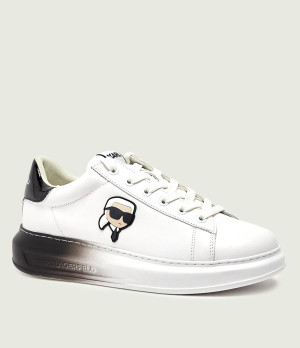 Karl Lagerfeld Skórzane sneakersy KAPRI Ombre NFT Lo Lace