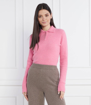 Samsøe Samsøe Wełniany sweter | Regular Fit
