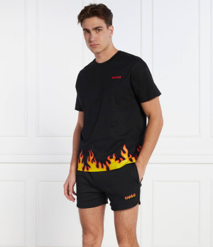 Hugo Bodywear Piżama HUGO Flames ShortSet | Regular Fit