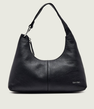 Calvin Klein Skórzana torebka na ramię