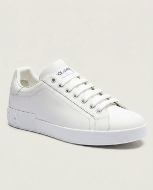 Dolce & Gabbana Skórzane sneakersy