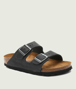 Birkenstock Skórzane klapki Arizona bs | narrow fit