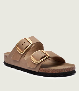 Birkenstock Skórzane klapki Arizona Big Buckle | narrow fit