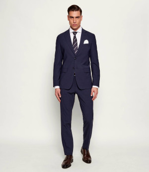 BOSS BLACK Garnitur P-Huge-2Pcs-WG-253 | Slim Fit | z dodatkiem wełny