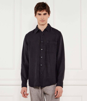 BOSS ORANGE Lniana koszula Relegant_6 | Regular Fit