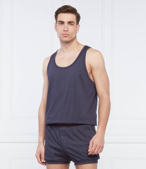Dsquared2 Tank top | Regular Fit | z dodatkiem lnu