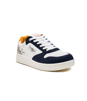 Aeronautica Militare Skórzane sneakersy