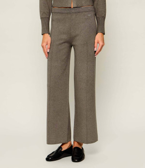 Calvin Klein Spodnie dzianinowe | flare fit