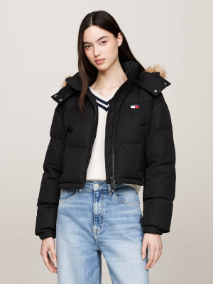 Tommy Jeans Puchowa kurtka Alaska | Cropped Fit