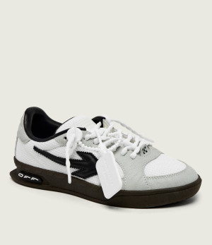 OFF-WHITE Skórzane sneakersy END OF PLAY