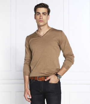 Oscar Jacobson Wełniany sweter | Regular Fit