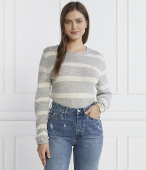 Tommy Hilfiger Wełniany sweter SOFT C-NK | Regular Fit