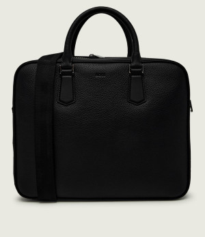 BOSS BLACK Skórzana torba na laptopa 15" New Crosstown_Doc N.