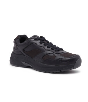 BOSS BLACK Skórzane sneakersy Levitt_Runn_lt