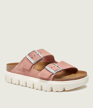 Birkenstock Klapki Arizona Chunky | Birkenstock x Papillio | narrow fit | zamsz