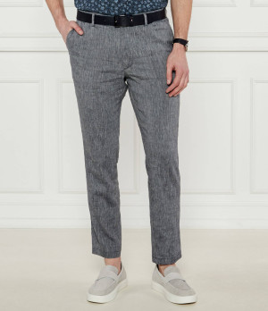 BOSS BLACK Lniane spodnie C-Kane-RDS | Regular Fit