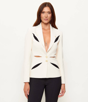 Elisabetta Franchi Żakiet | Slim Fit