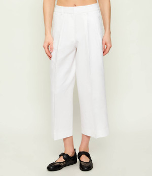 Michael Kors Lniane spodnie | Loose fit
