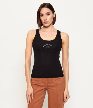 Elisabetta Franchi Wełniany top | Slim Fit