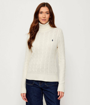 POLO RALPH LAUREN Wełniany golf | Regular Fit | z dodatkiem kaszmiru