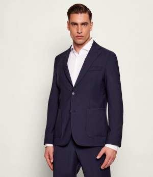 BOSS BLACK Wełniana marynarka P-Hanry-WG-253 | Slim Fit