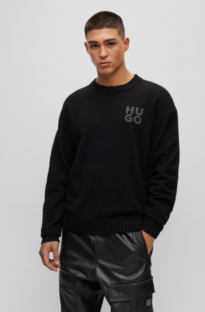 HUGO Wełniany sweter San Cassio-L | Regular Fit