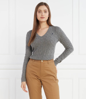 POLO RALPH LAUREN Wełniany sweter | Regular Fit | z dodatkiem kaszmiru