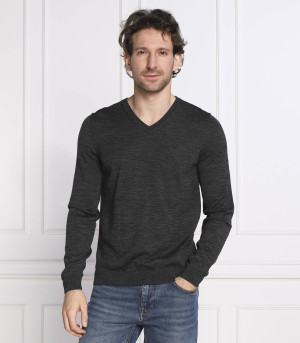 BOSS BLACK Wełniany sweter Melba-P | Slim Fit