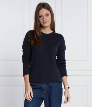 Tommy Hilfiger Wełniany sweter SOFT C-NK | Regular Fit