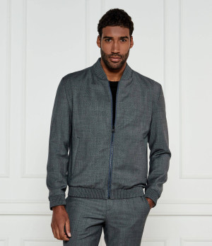 HUGO Kurtka bomber Ukashi232X | Slim Fit | z dodatkiem wełny