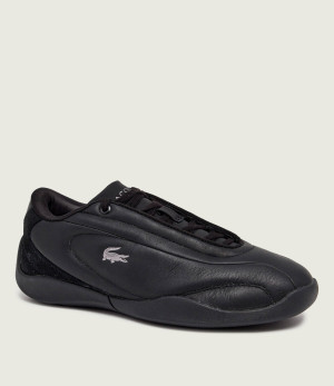 Lacoste Skórzane sneakersy Median | zamsz