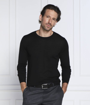 Oscar Jacobson Wełniany sweter Custer | Slim Fit