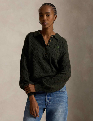 POLO RALPH LAUREN Wełniany sweter | Oversize fit | z dodatkiem kaszmiru