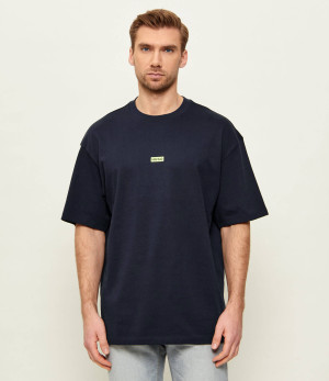 Hugo Blue T-shirt Nalono | Relaxed fit