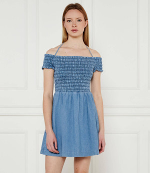 Tommy Jeans Jeansowa sukienka CHAMBRAY