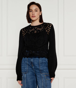 TWINSET Sweter | Regular Fit | z dodatkiem wełny