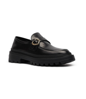 Love Moschino Skórzane loafersy