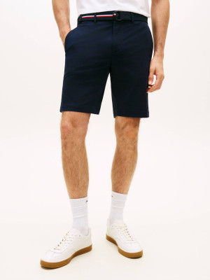 Tommy Hilfiger Szorty chino + pasek Denton | Slim Fit