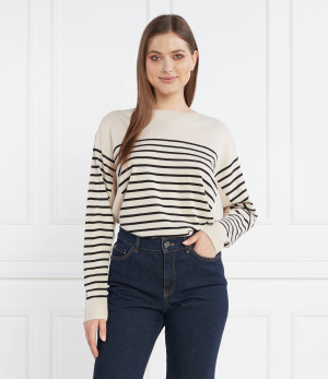 Marc Cain Sweter | Oversize fit | z dodatkiem wełny i kaszmiru