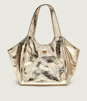 Pinko Skórzana torebka na ramię TOTE MINI BAG