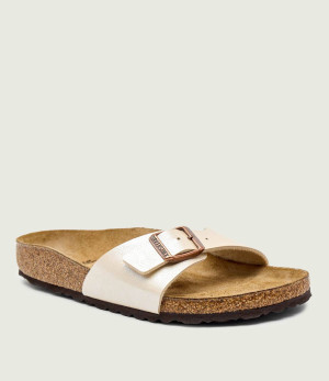 Birkenstock Klapki Madrid | z dodatkiem skóry | narrow fit